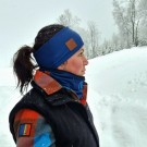 Davvin Basic Dark Navy Headband thumbnail