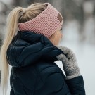 Headband Knit Light Pink thumbnail