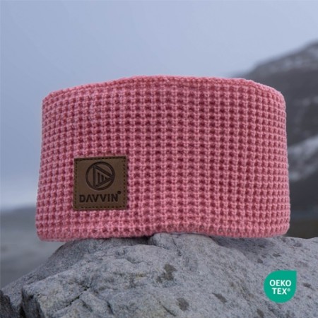 Laslettind Headband Knit Dusty Pink
