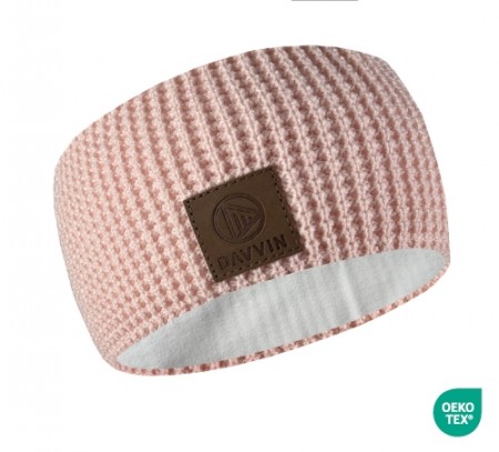 Laslettind Headband Knit Light Rose