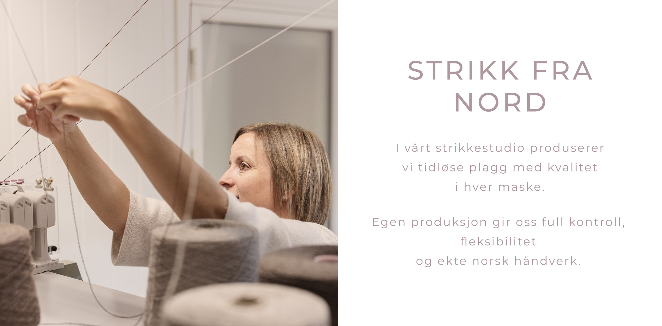 Norsk produsert strikk fra nord